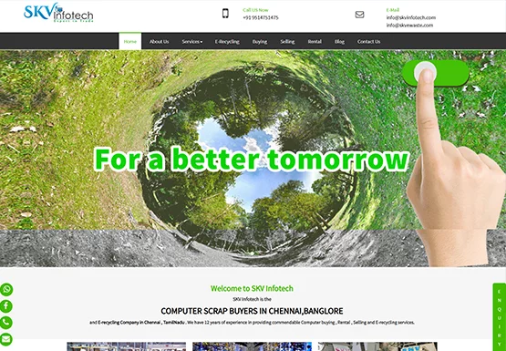 SKV E-Waste Recycling App in Chennai